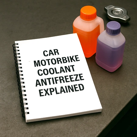 Guidebook on engine for Motorbike Coolant & Antifreeze
