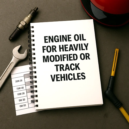 Guidebook on engine for Engine Oil for Heavily Modified or Track Race Cars