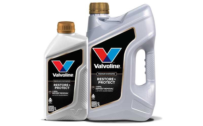 Valvoline Restore and Protect Bottles in 5L and 1L