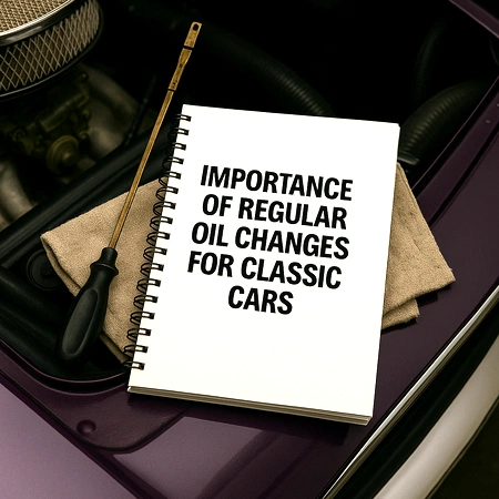 Guidebook on engine for The Importance of Regular Oil Changes for classic Cars